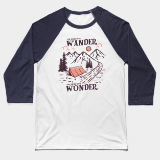 Wander To Wonder Baseball T-Shirt